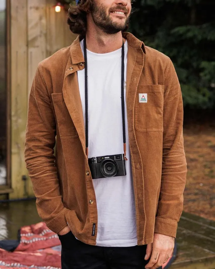 Passenger Tops Backcountry Cord Shirt Toffee Toffee 8211 Men