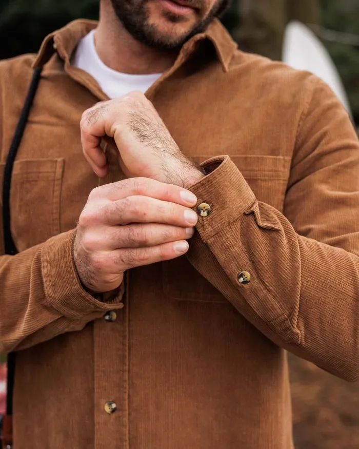 Passenger Tops Backcountry Cord Shirt Toffee Toffee 8211 Men