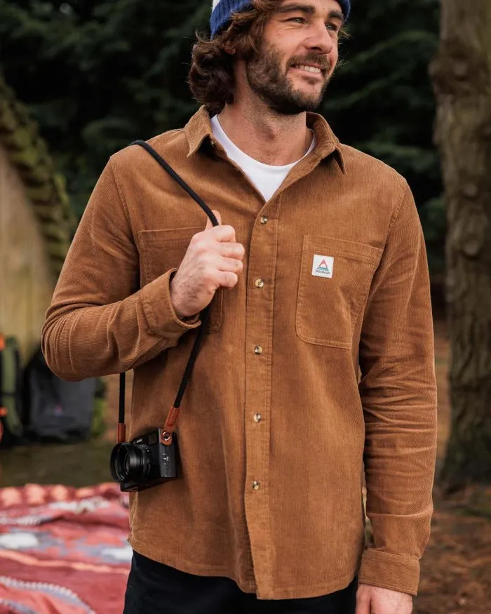 Passenger Tops Backcountry Cord Shirt Toffee Toffee 8211 Men