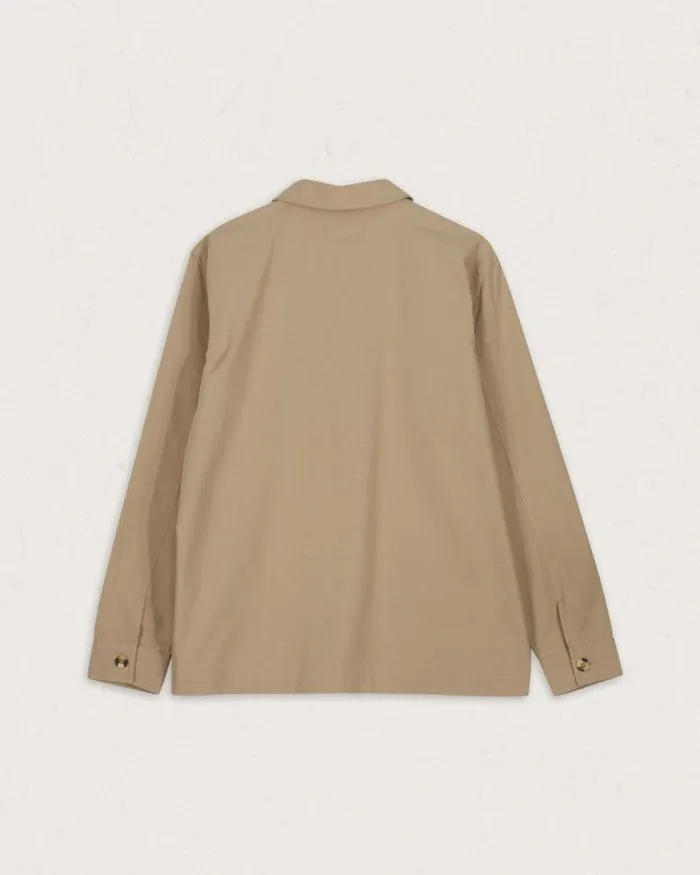 Passenger Tops Balsa Organic Cotton Overshirt Biscuit Biscuit 8211 Men