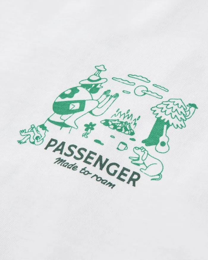 Passenger Tops Better Outside Organic Relaxed Fit TShirt White White 8211 Men
