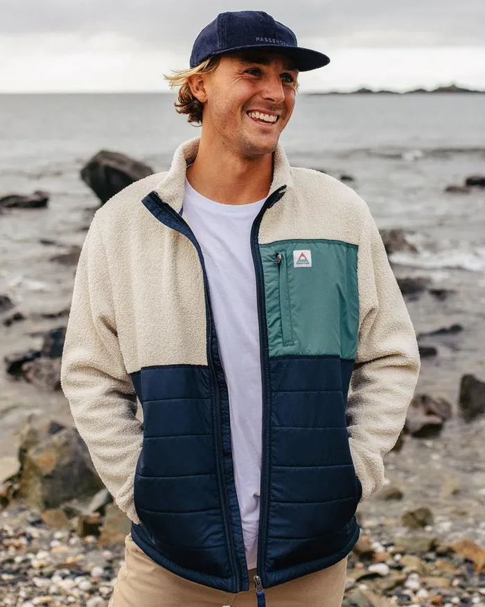 Passenger Tops Born Explorer Recycled PolarLined Sherpa Fleece Birch Birch 8211 Men Passenger Tops Born Explorer Recycled PolarLined Sherpa Fleece Birch Birch 8211 Men