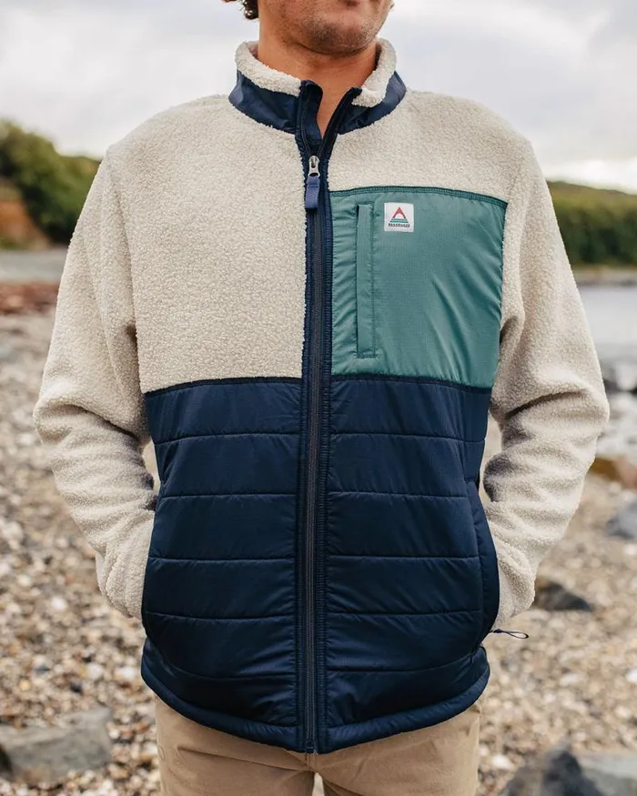 Passenger Tops Born Explorer Recycled PolarLined Sherpa Fleece Birch Birch 8211 Men