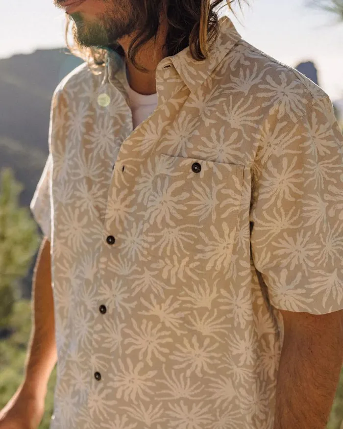 Passenger Tops Chill Short Sleeve Shirt Seaweed Pebble Grey Seaweed Pebble Grey 8211 Men