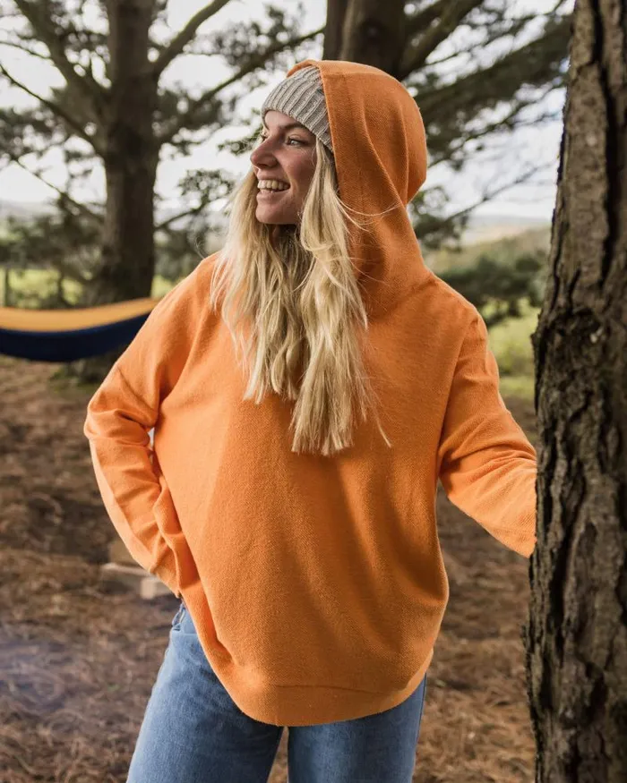 Passenger Tops Clove Organic Cotton Textured Hoodie Apricot Apricot 8211 Women Passenger Tops Clove Organic Cotton Textured Hoodie Apricot Apricot 8211 Women