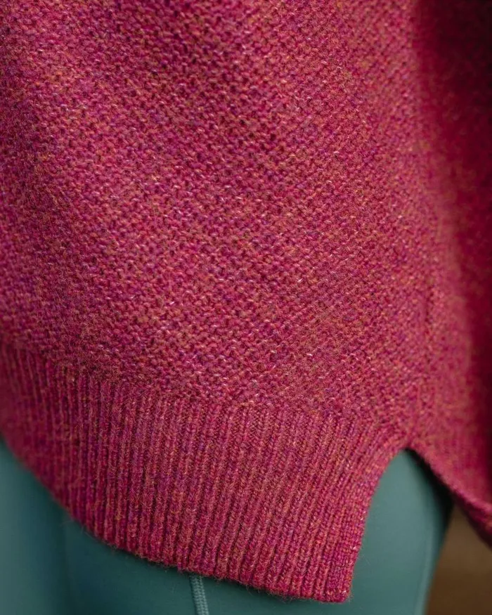 Passenger Tops Cove Recycled Knitted Jumper Rhubarb Rhubarb 8211 Women