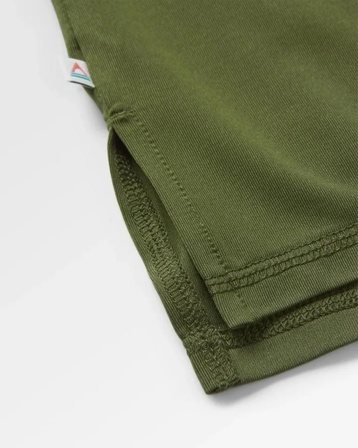 Passenger Tops Dawn To Dusk Recycled Active Tshirt Khaki Khaki 8211 Men