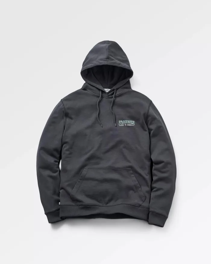 Passenger Tops Decade Recycled Cotton Hoodie Black Black 8211 Men