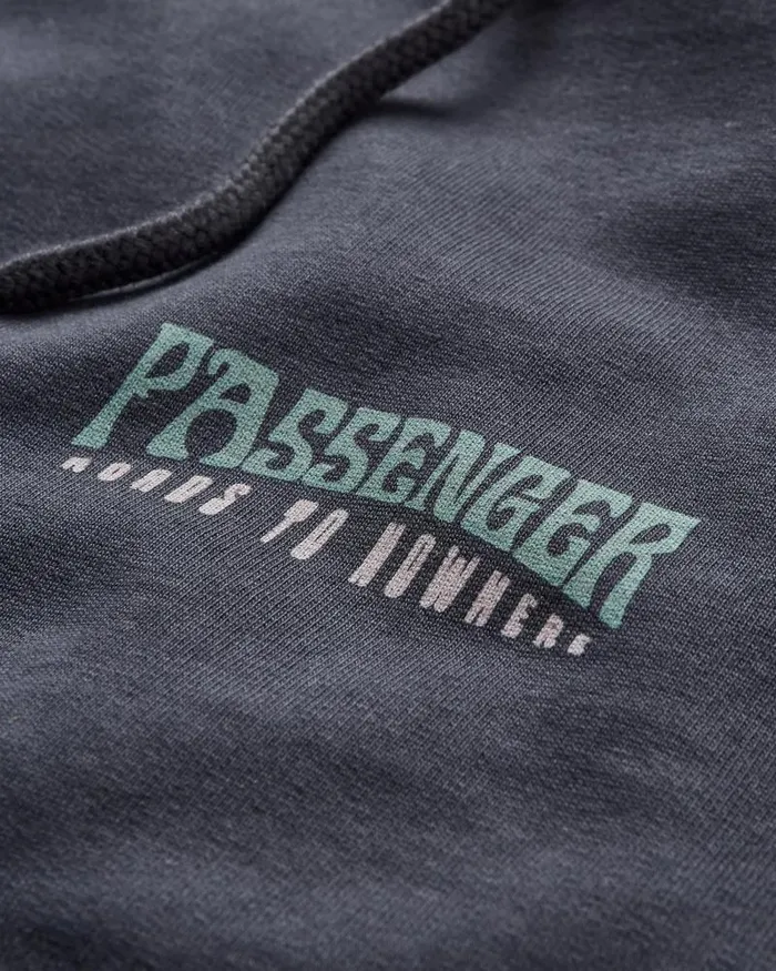 Passenger Tops Decade Recycled Cotton Hoodie Black Black 8211 Men