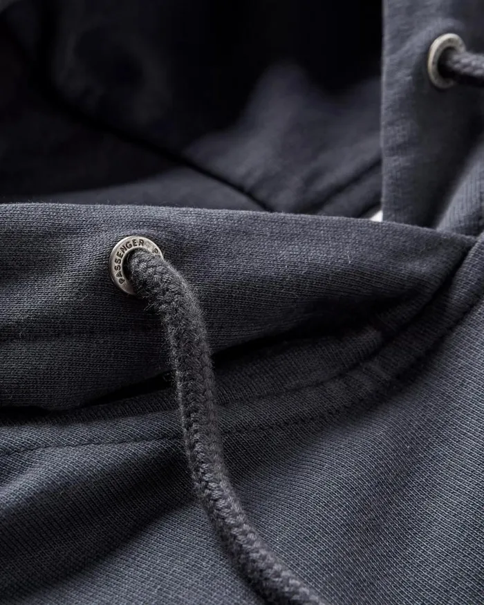 Passenger Tops Decade Recycled Cotton Hoodie Black Black 8211 Men