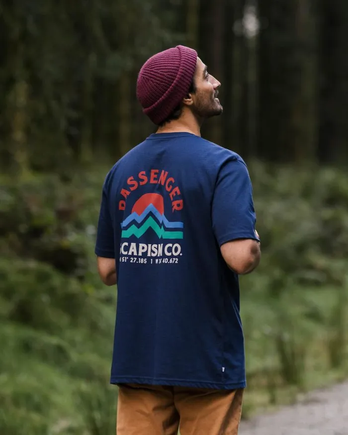 Passenger Tops Dumont Organic Relaxed Fit TShirt Rich Navy Rich Navy 8211 Men Passenger Tops Dumont Organic Relaxed Fit TShirt Rich Navy Rich Navy 8211 Men