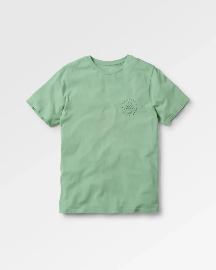 Passenger Tops Escapism Recycled Cotton TShirt Green Fig Green Fig 8211 Men
