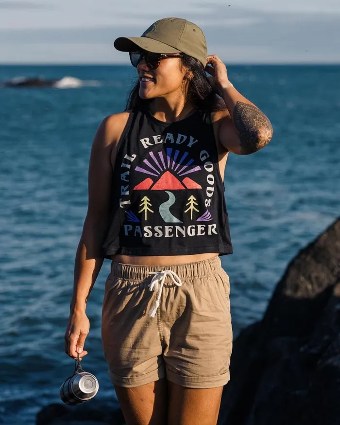 Passenger Tops Exhale Active Recycled Vest Black Black 8211 Women