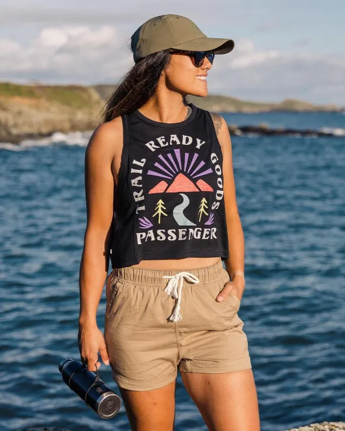 Passenger Tops Exhale Active Recycled Vest Black Black 8211 Women