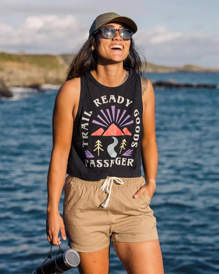 Passenger Tops Exhale Active Recycled Vest Black Black 8211 Women