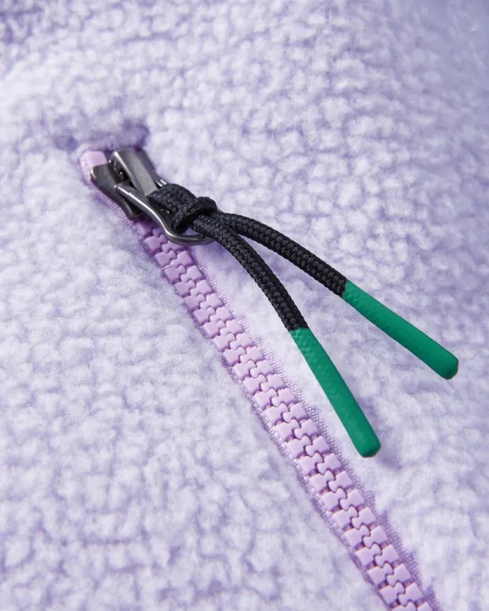 Passenger Tops Fairbanks 20 Full Zip Recycled Sherpa Fleece Lilac Mist Lilac Mist 8211 Women