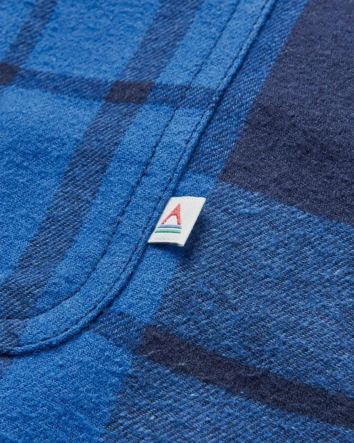 Passenger Tops Freestyle SherpaLined Overshirt True Blue True Blue 8211 Men
