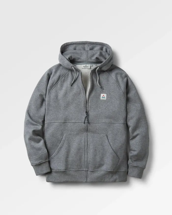 Passenger Tops Heritage Full Zip Recycled Cotton Hoodie Dark Grey Marl Dark Grey Marl 8211 Men Passenger Tops Heritage Full Zip Recycled Cotton Hoodie Dark Grey Marl Dark Grey Marl 8211 Men