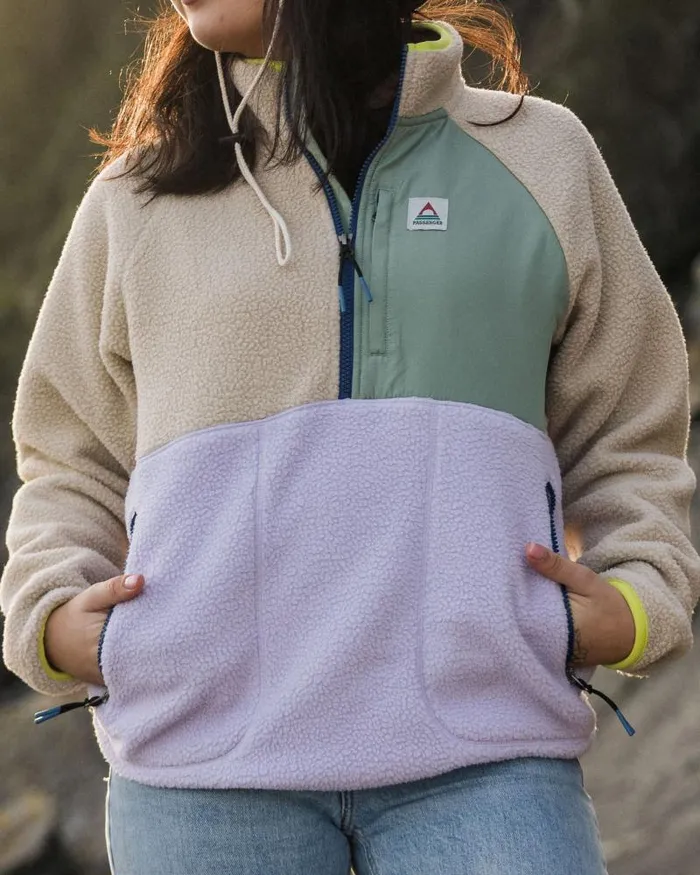 Passenger Tops Home 20 Recycled Sherpa Fleece Lilac Mist Lilac Mist 8211 Women Passenger Tops Home 20 Recycled Sherpa Fleece Lilac Mist Lilac Mist 8211 Women