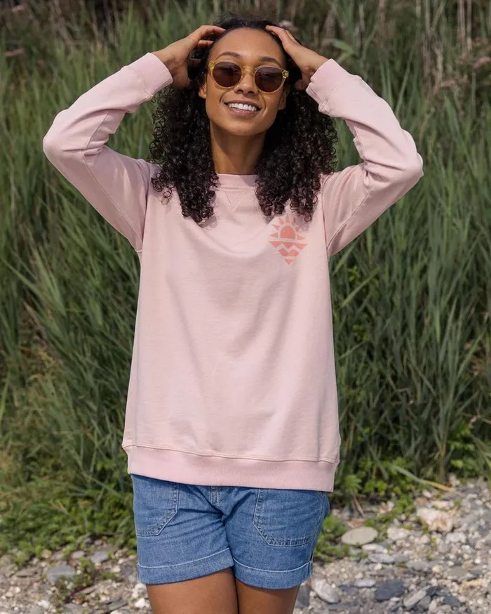 Passenger Tops Mystic Recycled Cotton Sweatshirt Peach Whip Peach Whip 8211 Women