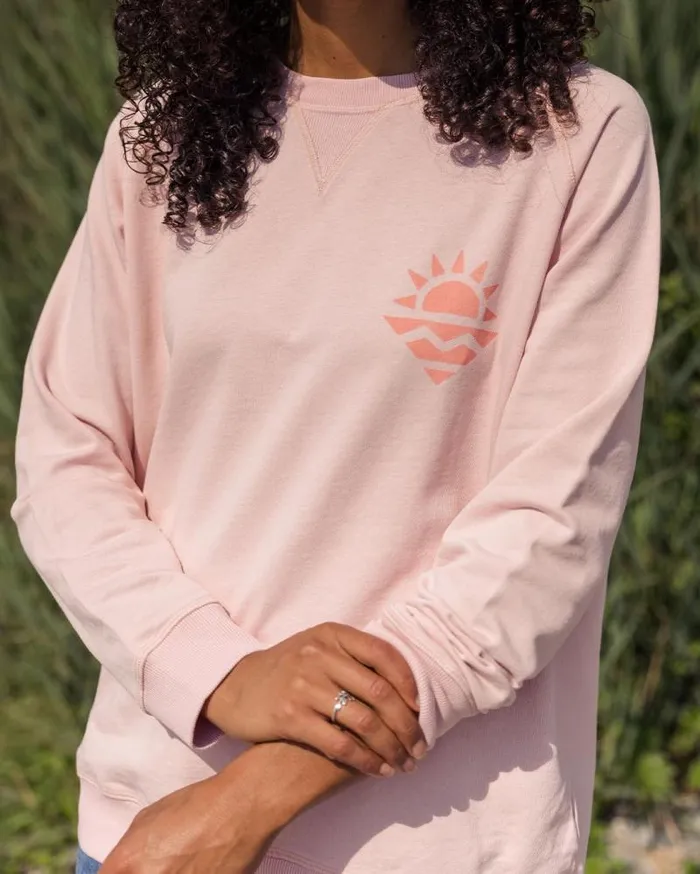 Passenger Tops Mystic Recycled Cotton Sweatshirt Peach Whip Peach Whip 8211 Women
