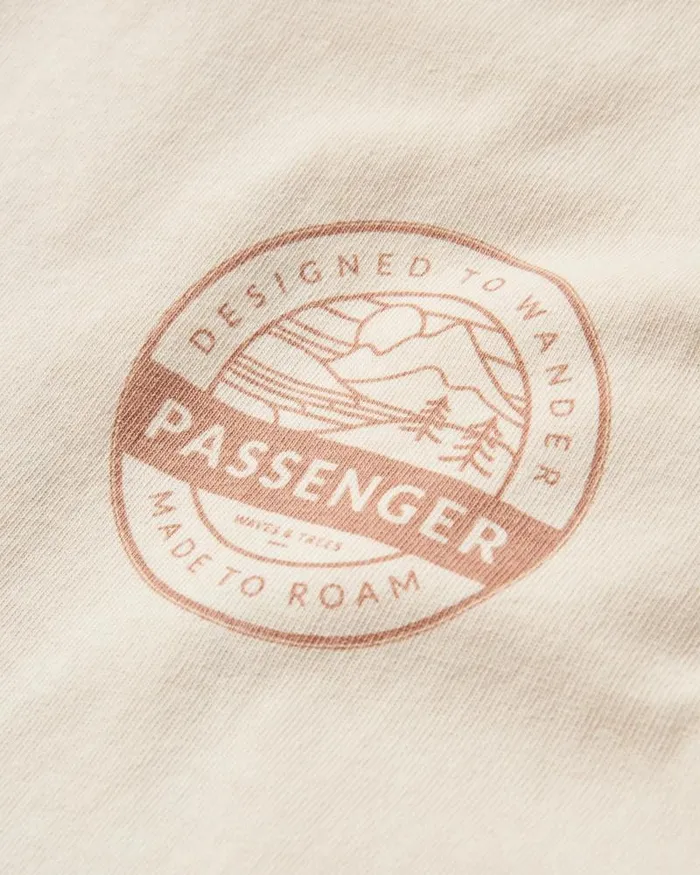 Passenger Tops Odyssey Recycled Cotton TShirt Birch Birch 8211 Men