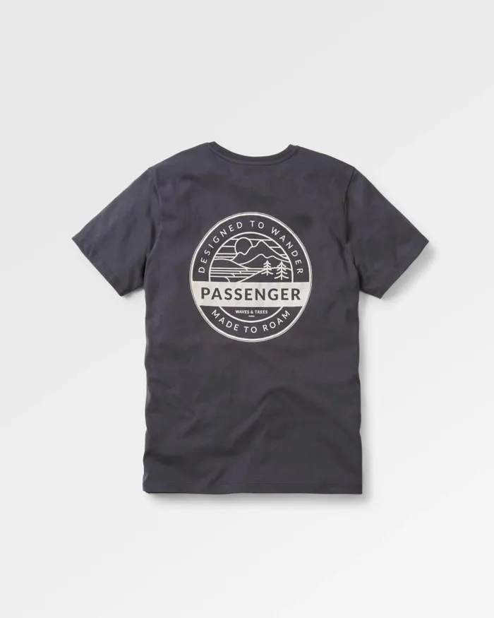Passenger Tops Odyssey Recycled Cotton TShirt Black Black 8211 Men