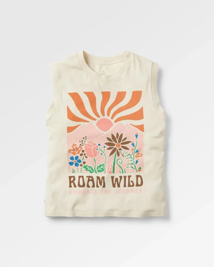Passenger Tops Roam Wild Recycled Cotton Vest Birch Birch 8211 Women