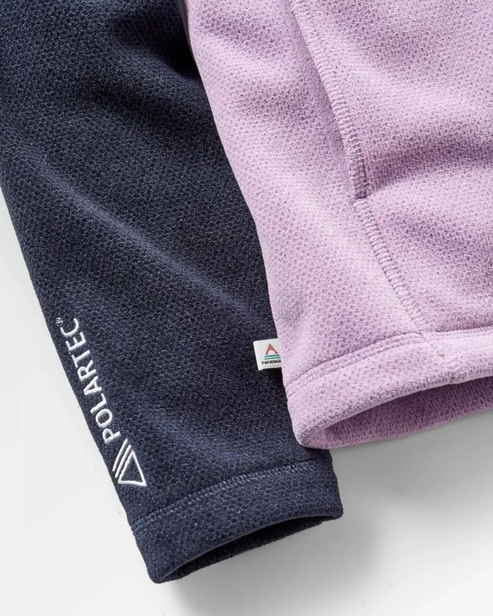 Passenger Tops Snowdrop Pullover Recycled Polartec Fleece Lilac Deep Navy Lilac Deep Navy 8211 Women