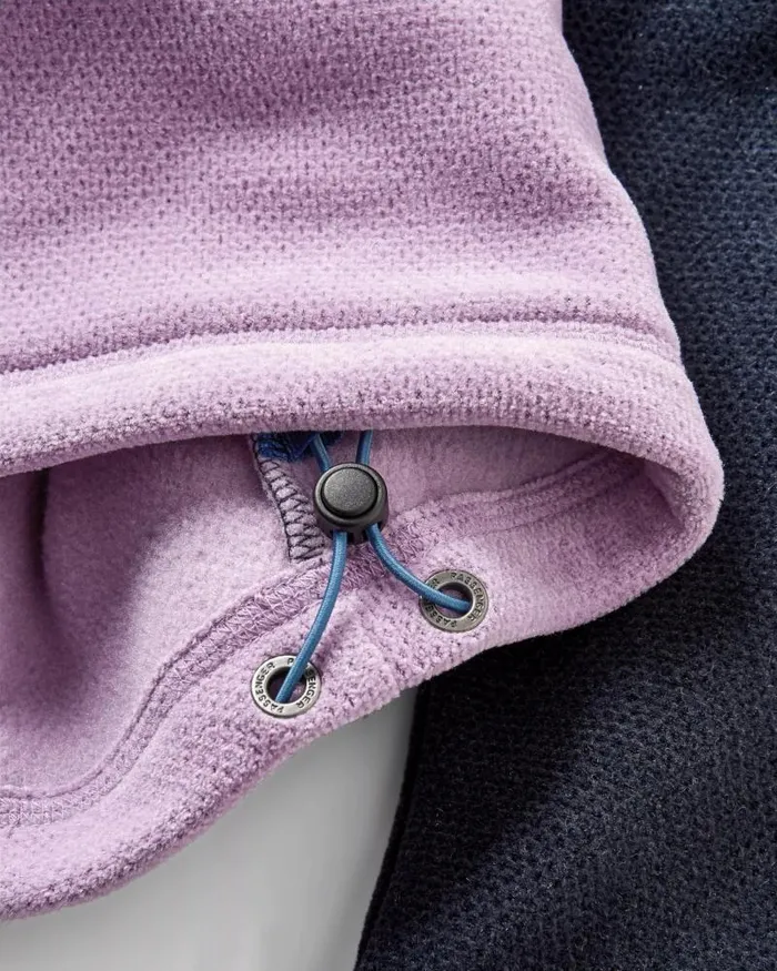 Passenger Tops Snowdrop Pullover Recycled Polartec Fleece Lilac Deep Navy Lilac Deep Navy 8211 Women