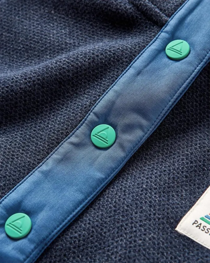 Passenger Tops Snowdrop Pullover Recycled Polartec Fleece Lilac Deep Navy Lilac Deep Navy 8211 Women