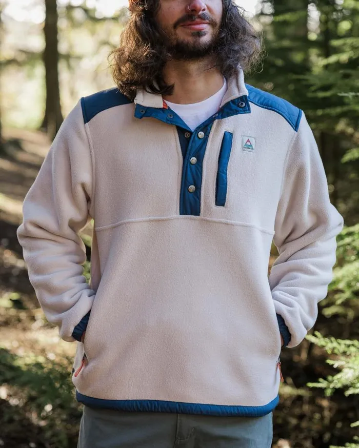 Passenger Tops Solace Recycled SherpaLined Polar Fleece Vintage White Vintage White 8211 Men Passenger Tops Solace Recycled SherpaLined Polar Fleece Vintage White Vintage White 8211 Men