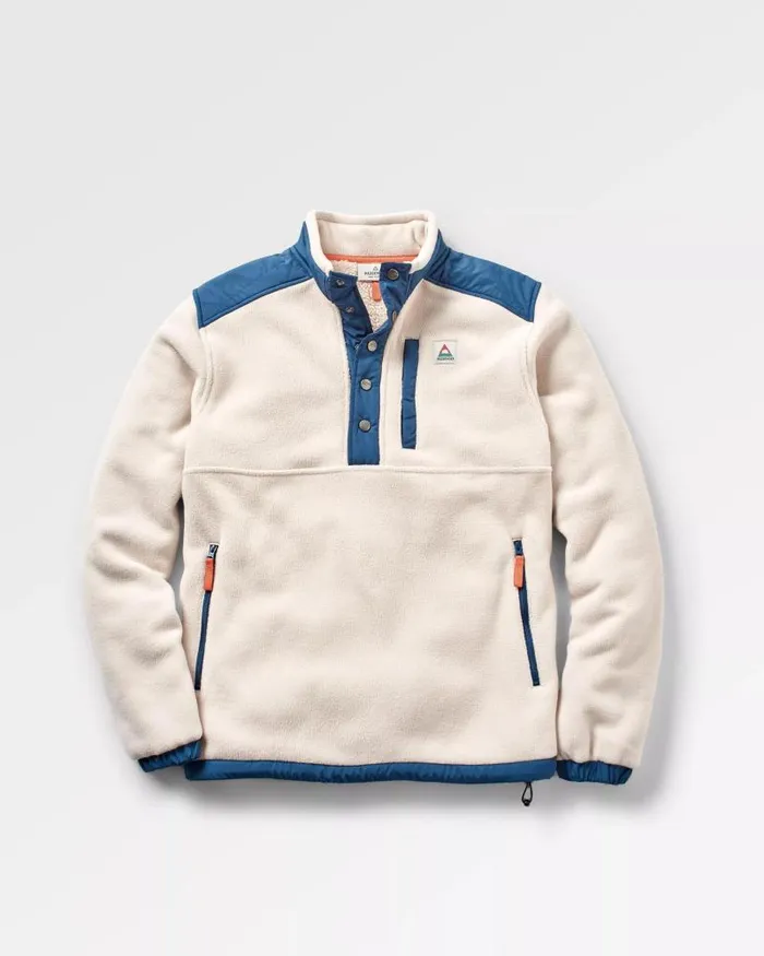 Passenger Tops Solace Recycled SherpaLined Polar Fleece Vintage White Vintage White 8211 Men