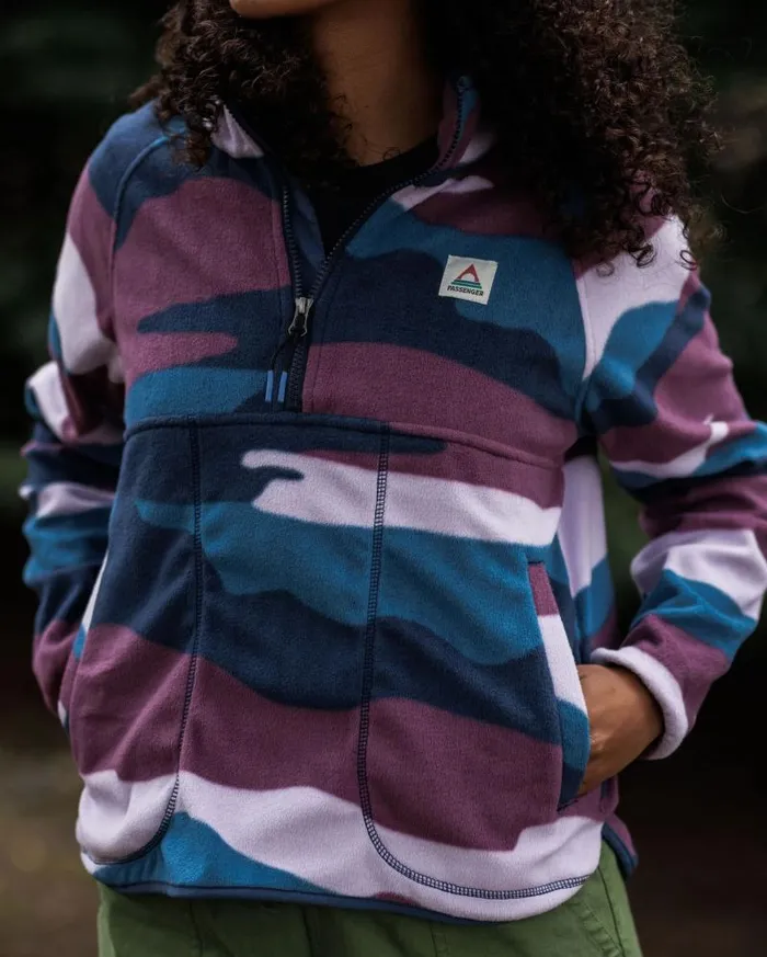 Passenger Tops Sorrel Recycled Polar Fleece Scenic Berry Scenic Berry 8211 Women