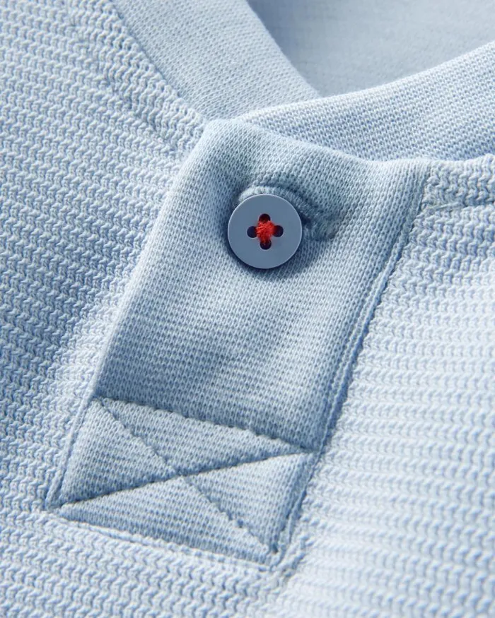 Passenger Tops Stream Button Up Henley Pale Blue Pale Blue 8211 Men