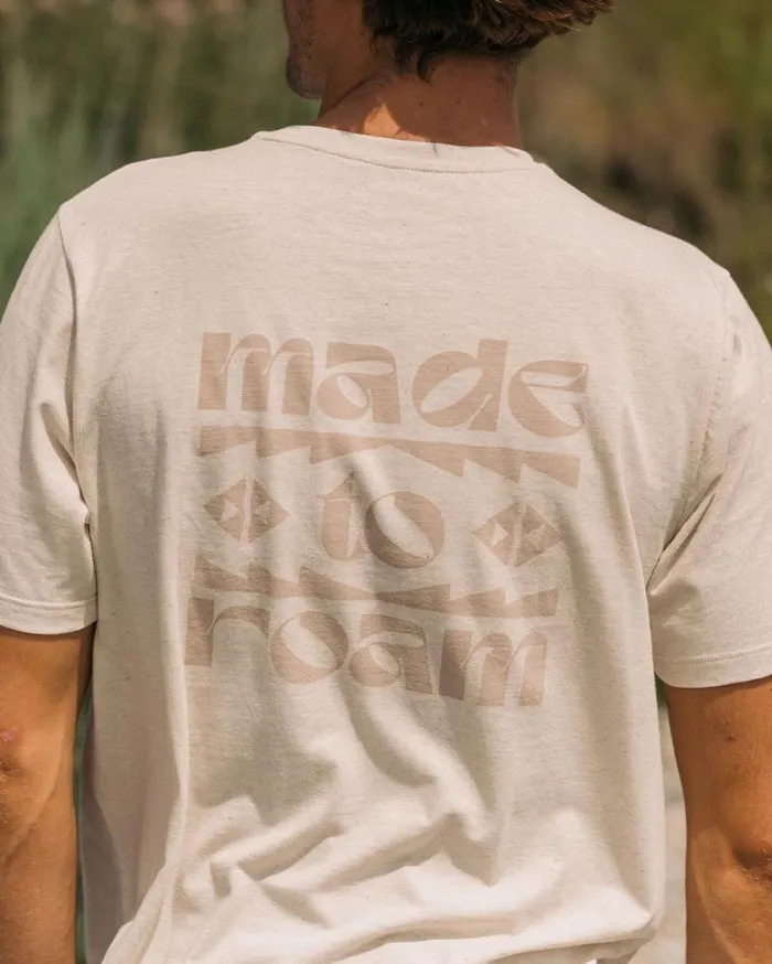 Passenger Tops Sunrise Recycled Cotton TShirt Milky Marl Milky Marl 8211 Men