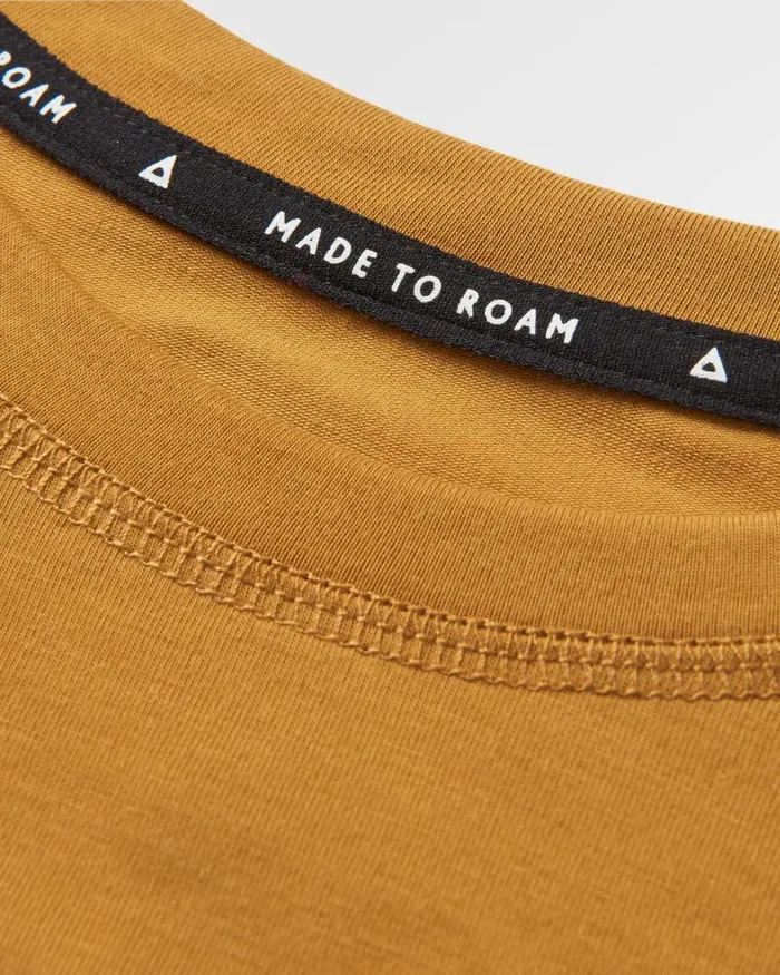Passenger Tops Trail Active Recycled Tshirt Dusty Ochre Dusty Ochre 8211 Men