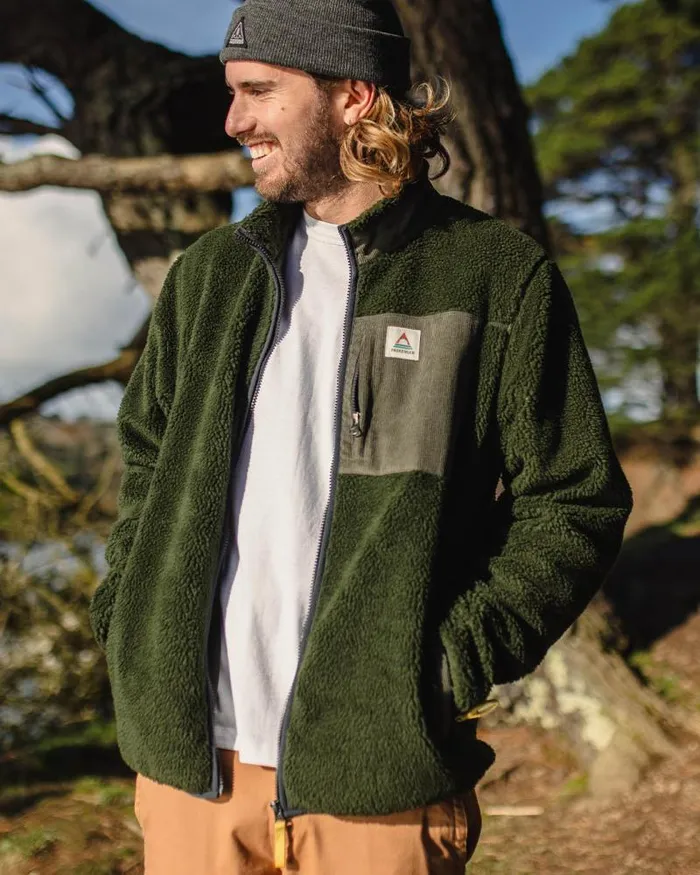 Passenger Tops Trekker Recycled DeepPile Sherpa Fleece Fir Tree Fir Tree 8211 Men Passenger Tops Trekker Recycled DeepPile Sherpa Fleece Fir Tree Fir Tree 8211 Men