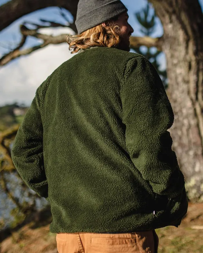 Passenger Tops Trekker Recycled DeepPile Sherpa Fleece Fir Tree Fir Tree 8211 Men