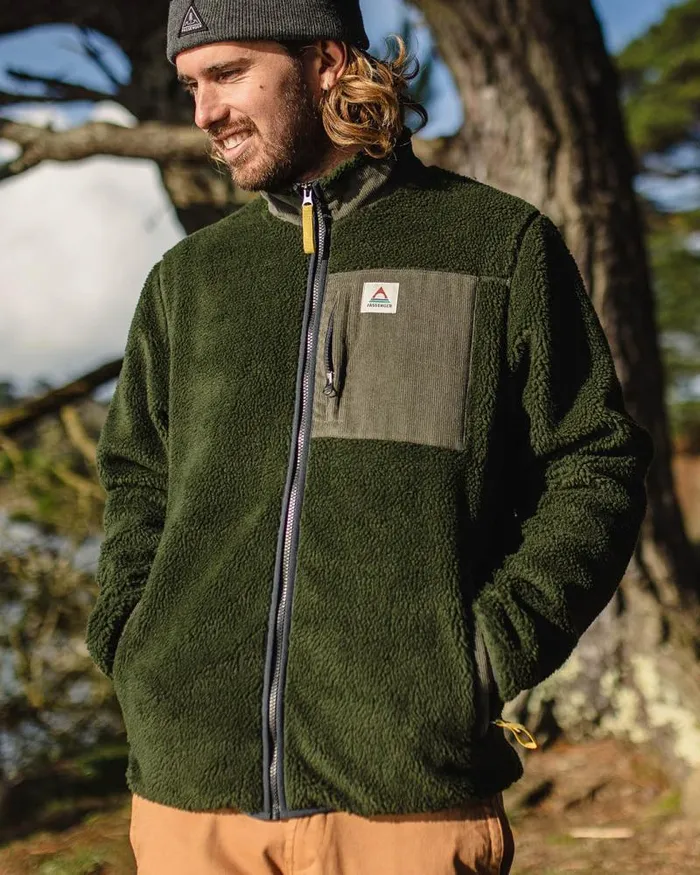 Passenger Tops Trekker Recycled DeepPile Sherpa Fleece Fir Tree Fir Tree 8211 Men