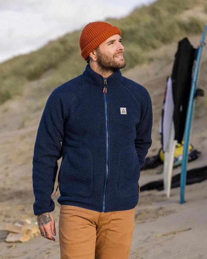Passenger Tops Tripper 20 Full Zip Recycled Sherpa Fleece Rich Navy Rich Navy 8211 Men