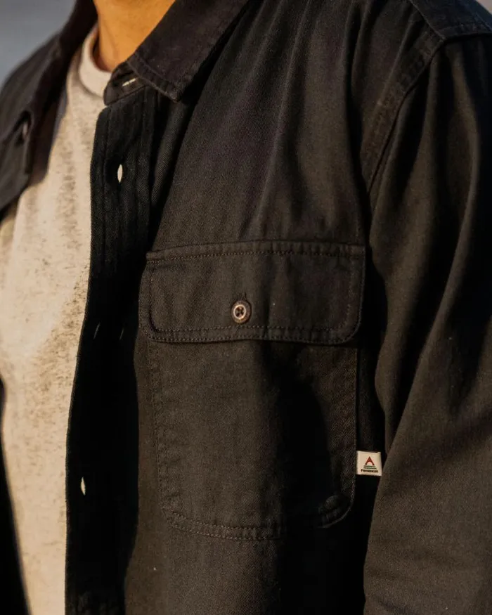 Passenger Tops Vision Organic Cotton Shirt Black Black 8211 Men