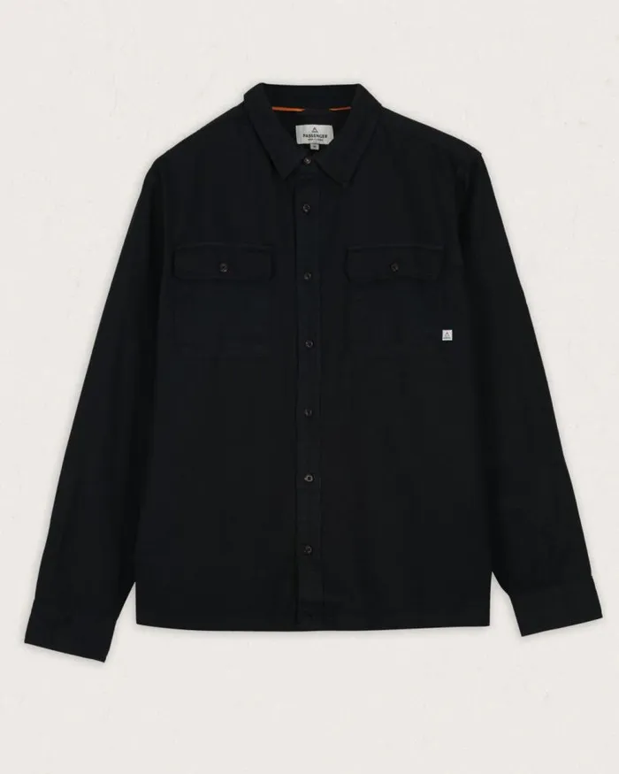 Passenger Tops Vision Organic Cotton Shirt Black Black 8211 Men