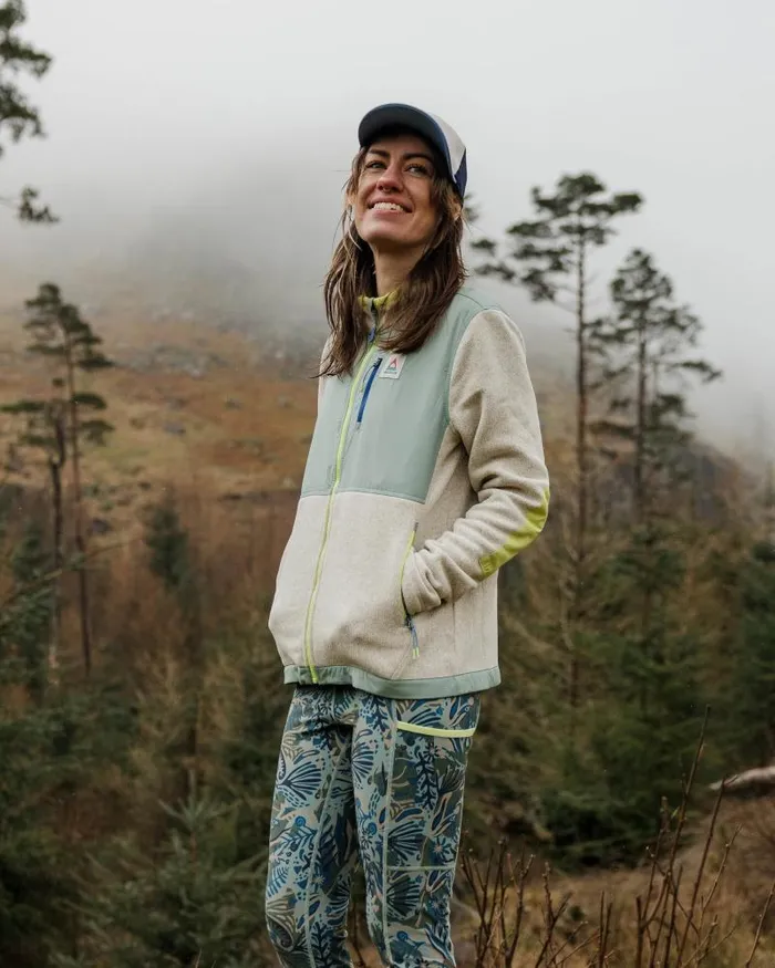 Passenger Tops Wilder Recycled Polartec Fleece Birch Marl Birch Marl 8211 Women