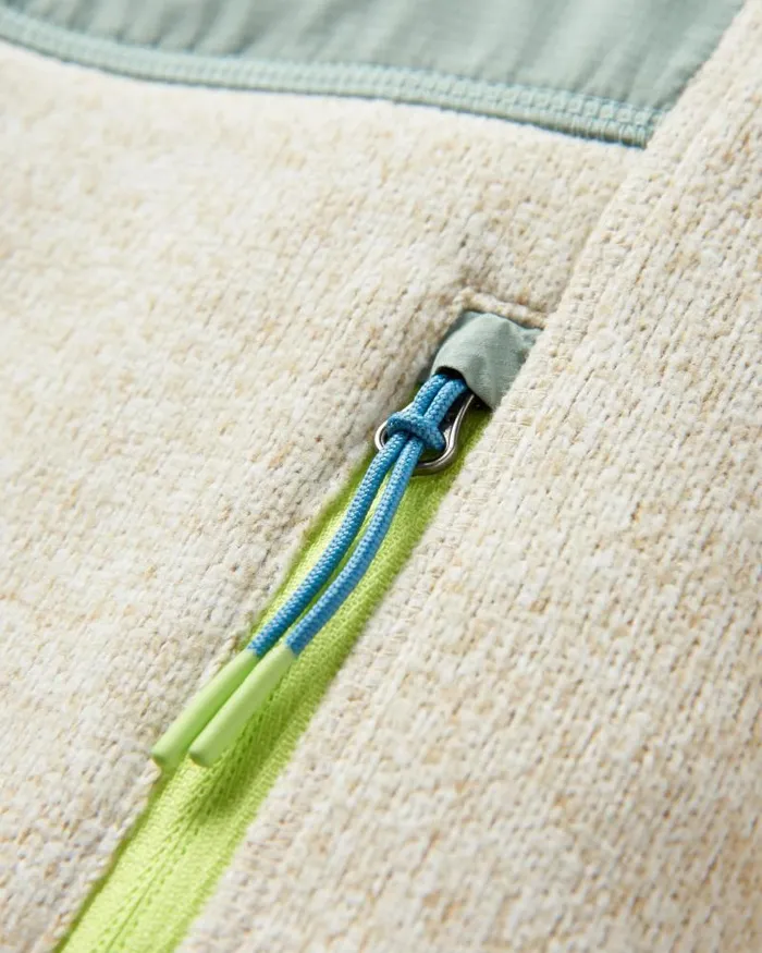 Passenger Tops Wilder Recycled Polartec Fleece Birch Marl Birch Marl 8211 Women