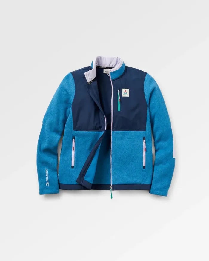 Passenger Tops Wilder Recycled Polartec Fleece Blue Steel Marl Blue Steel Marl 8211 Women Passenger Tops Wilder Recycled Polartec Fleece Blue Steel Marl Blue Steel Marl 8211 Women