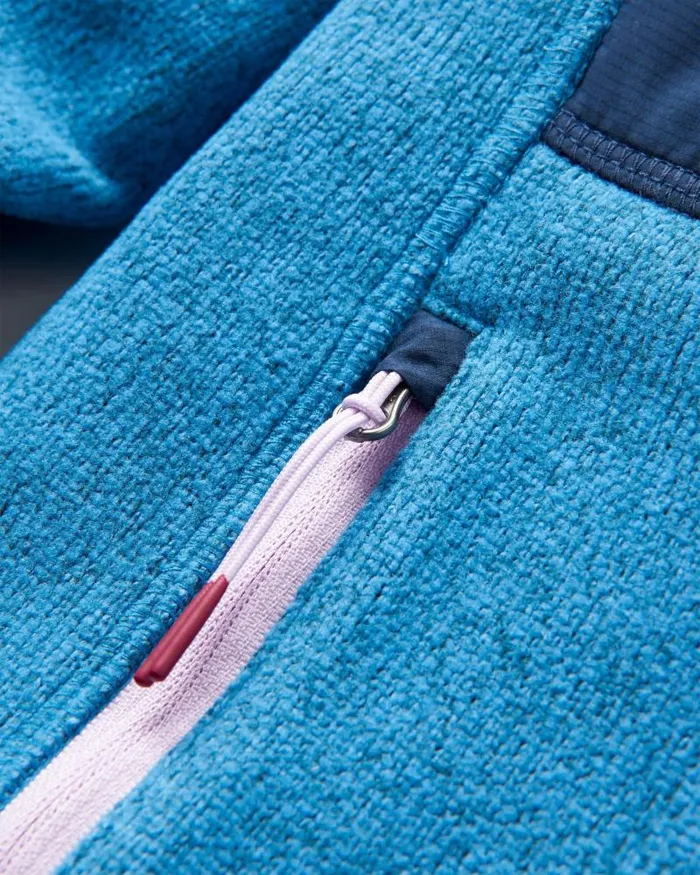 Passenger Tops Wilder Recycled Polartec Fleece Blue Steel Marl Blue Steel Marl 8211 Women