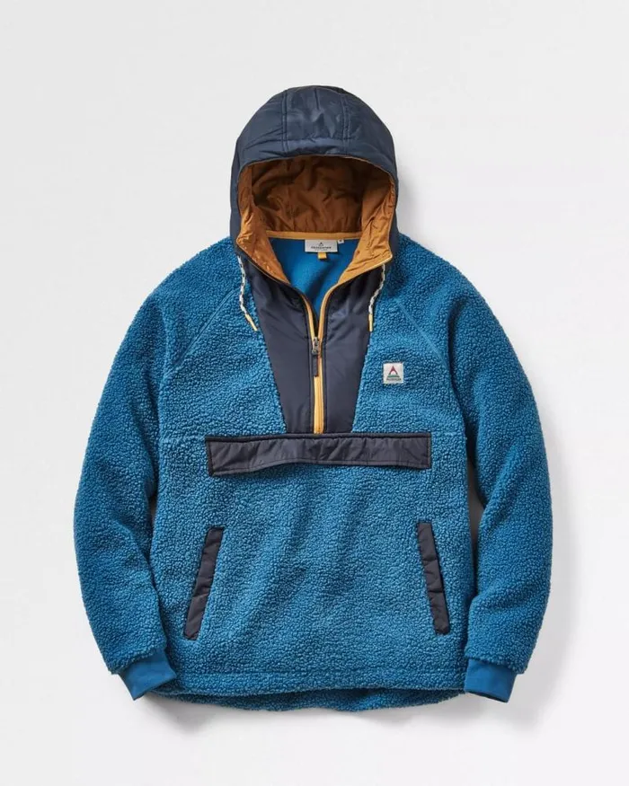 Passenger Tops Woodland Recycled Polarlined Sherpa Fleece Blue Steel Blue Steel 8211 Men
