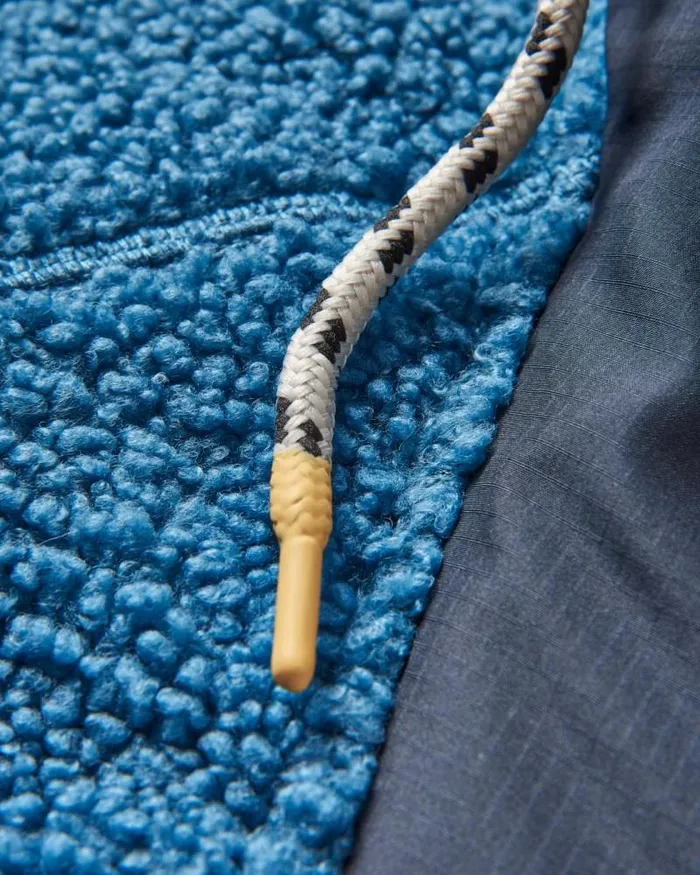 Passenger Tops Woodland Recycled Polarlined Sherpa Fleece Blue Steel Blue Steel 8211 Men