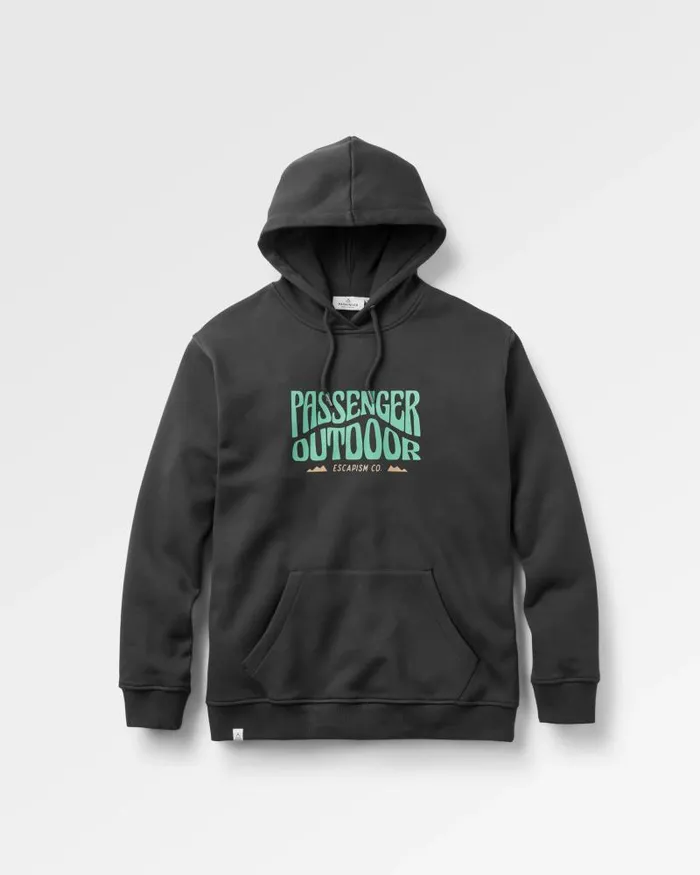 Passenger Tops Yuca Organic Cotton Hoodie Black Black 8211 Men